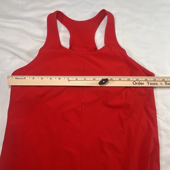 Halara Dress Size S Red Breezeful Sleeveless Racerback Built In Bra Pockets NWT - Picture 7 of 15